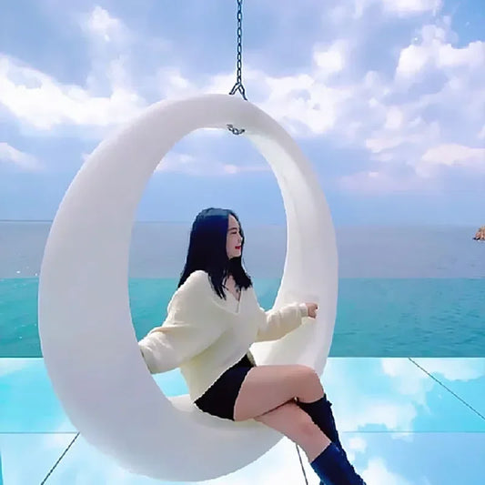 Balcony Premium Hanging Chair Comfortable Girl Outdoor