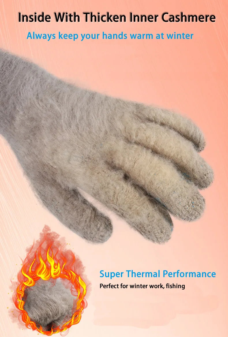 10Pair Winter Thermal Gloves Waterproof