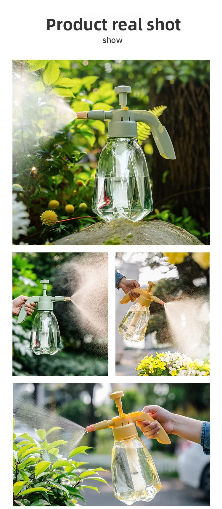 Potted Plant Watering Spray Bottle