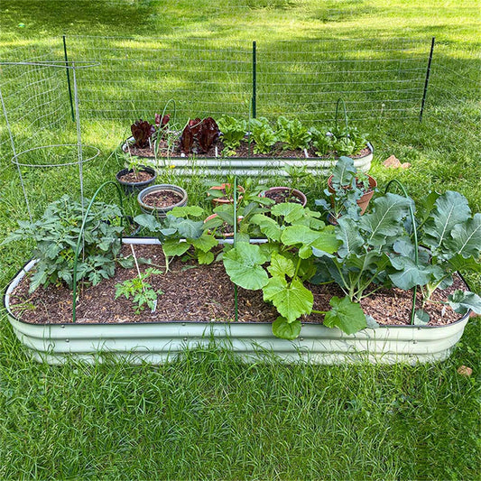 Metal Raised Garden Beds Tall Outdoor