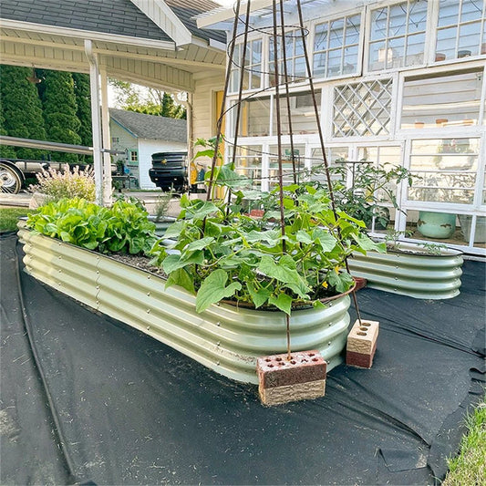 Metal Raised Garden Beds Tall Outdoor
