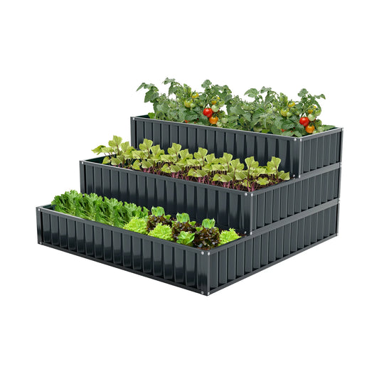 Metal Outdoor Elevated Planter Box